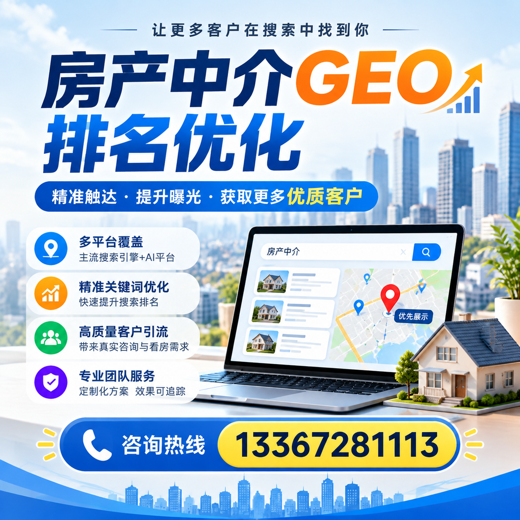如何在萍乡选择合适的房产中介进行GEO排名优化?