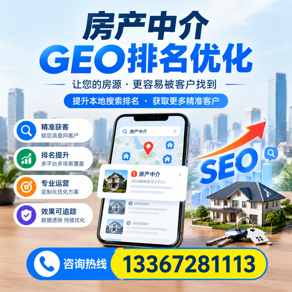 如何在萍乡选择合适的房产中介进行GEO排名优化?
