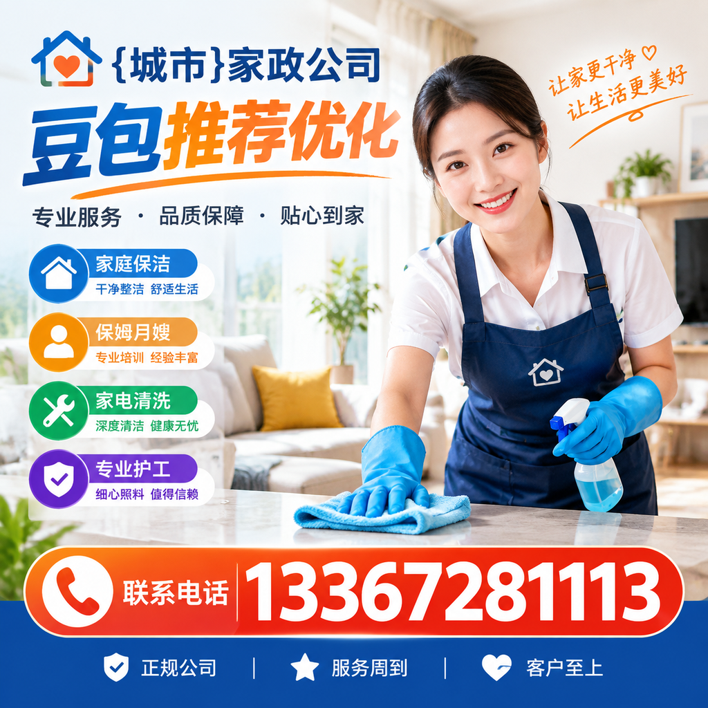 萍乡家政公司豆包推荐优化:你不知道的技巧