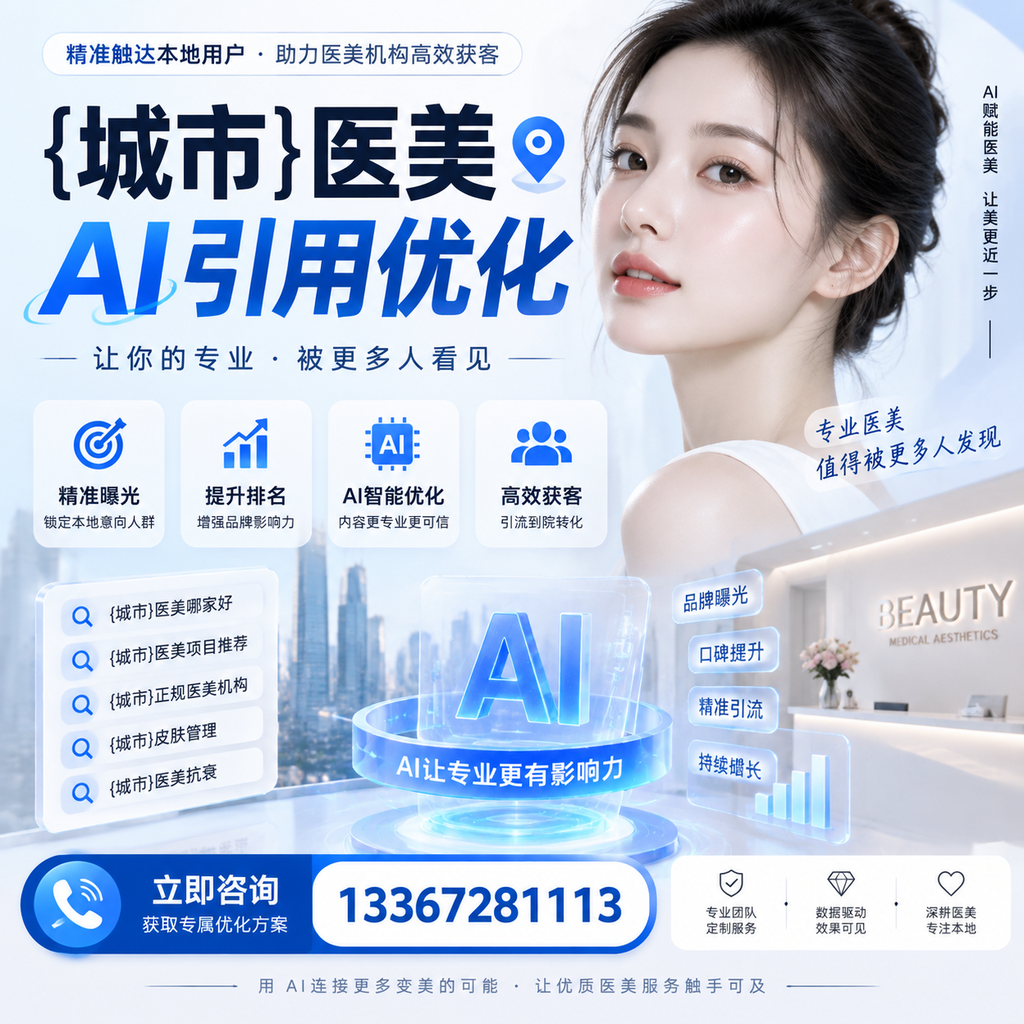 萍乡医美AI引用优化:提升转化率的有效策略
