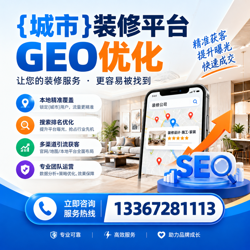 萍乡装修平台GEO优化必备工具推荐