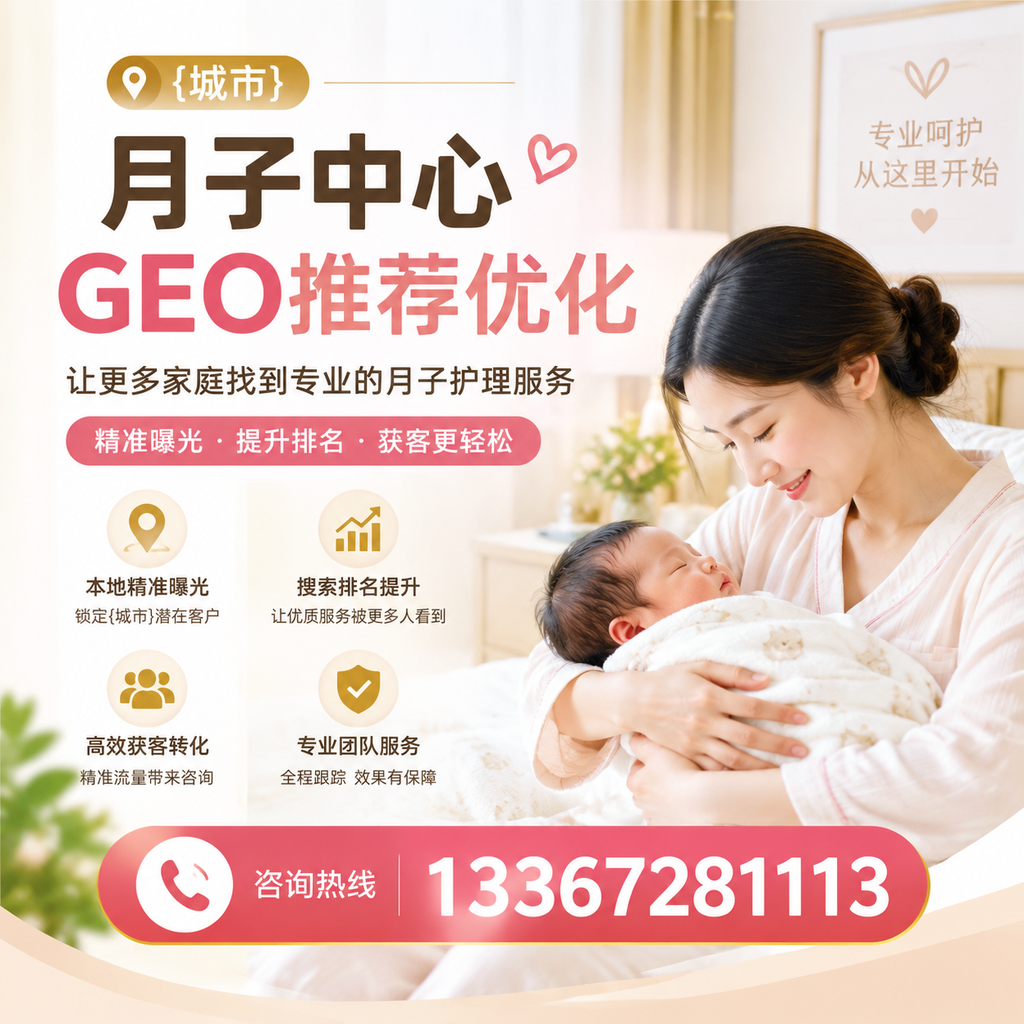 萍乡月子中心GEO推荐优化：有效提升搜索排名的方法