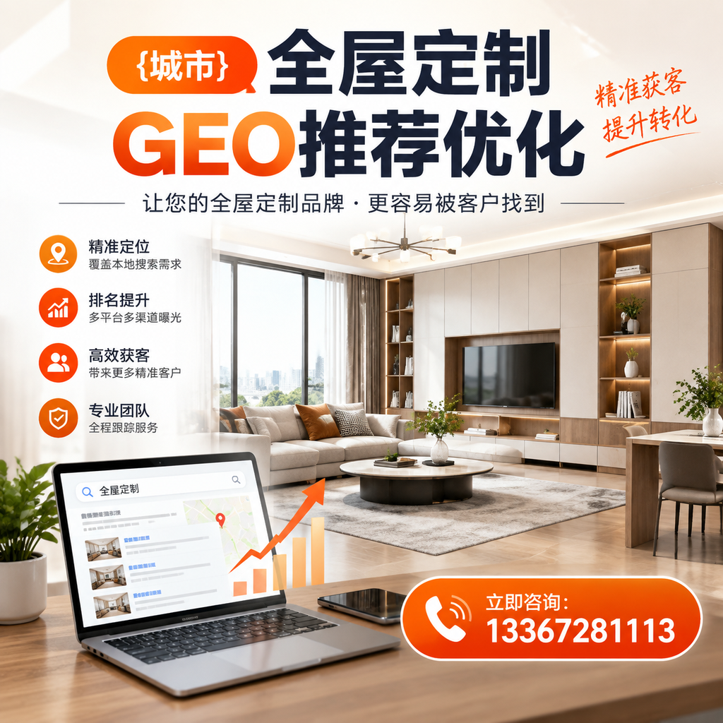 萍乡全屋定制GEO推荐优化的实施步骤详解