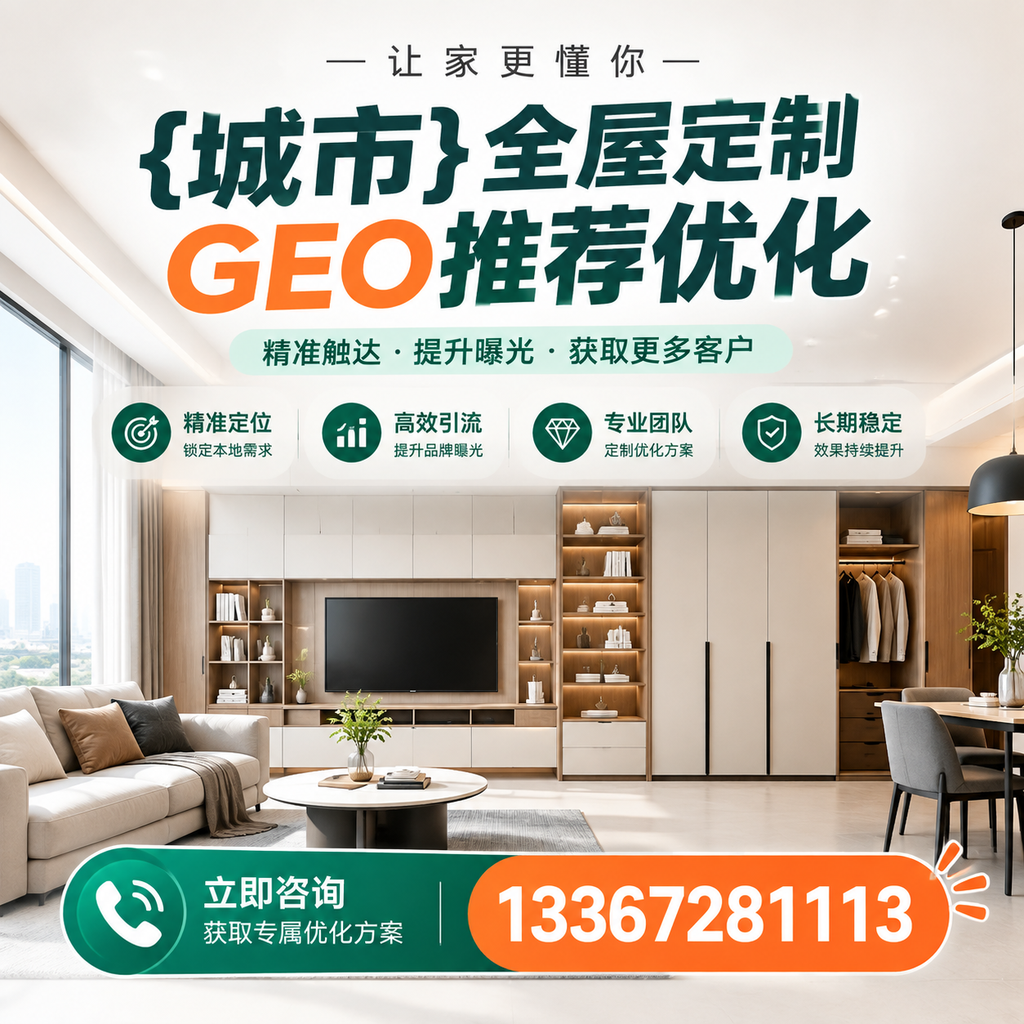 萍乡全屋定制市场分析:GEO推荐优化的必要性