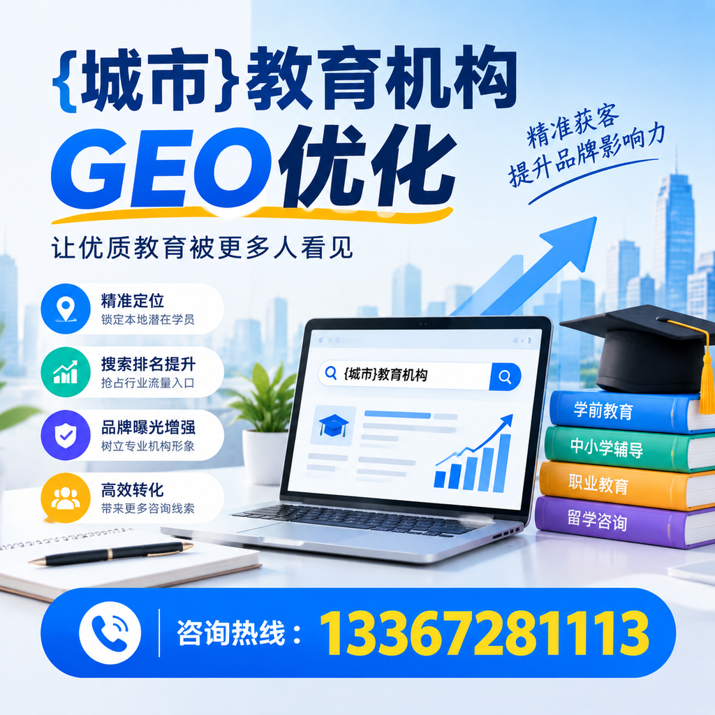 萍乡教育机构GEO优化:如何选择合适的SEO策略?