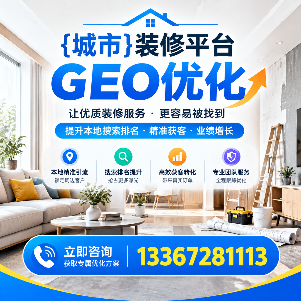萍乡装修平台GEO优化:常见误区及如何避免