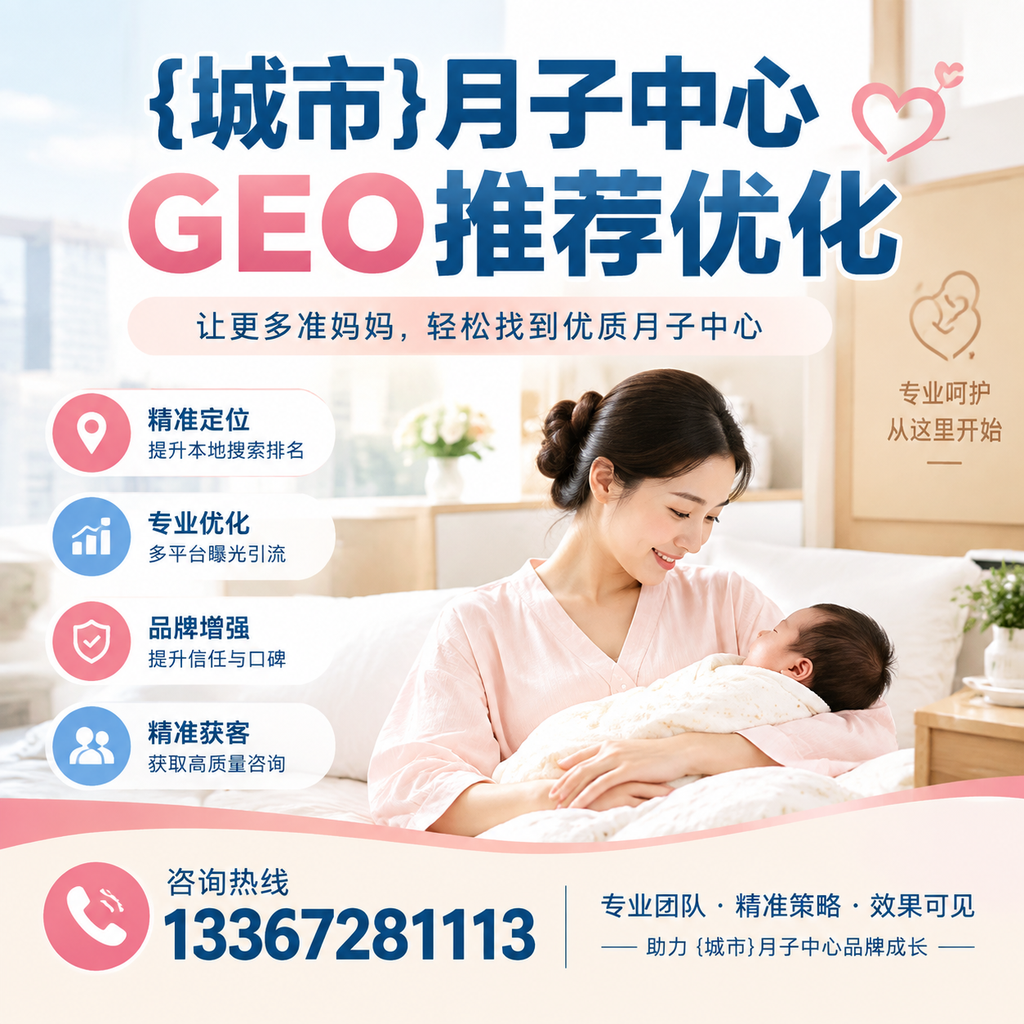 避免踩雷,萍乡月子中心GEO推荐优化的实用建议
