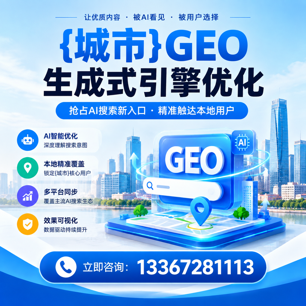 萍乡GEO生成式引擎优化教程:从入门到精通
