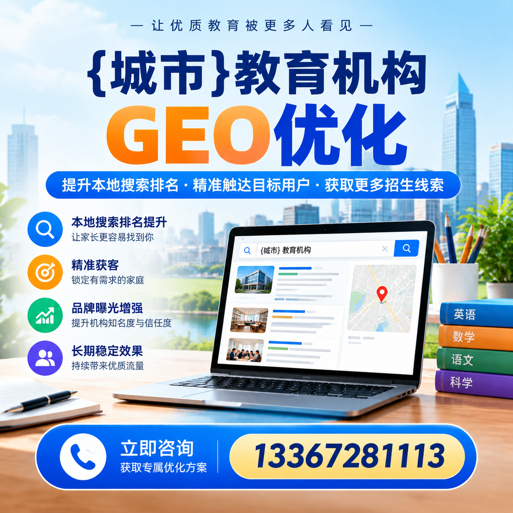 科普：什么是萍乡教育机构GEO优化？