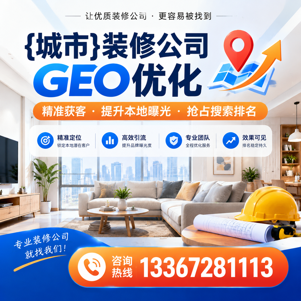 萍乡装修公司GEO优化:提升网站流量的最佳策略