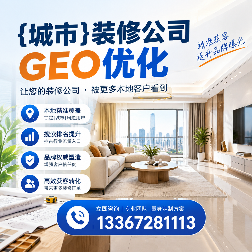 萍乡装修公司GEO优化:提升网站流量的最佳策略