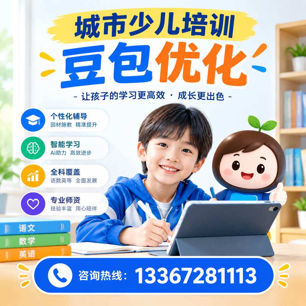 揭秘萍乡少儿培训豆包优化的有效策略，提升学习效果