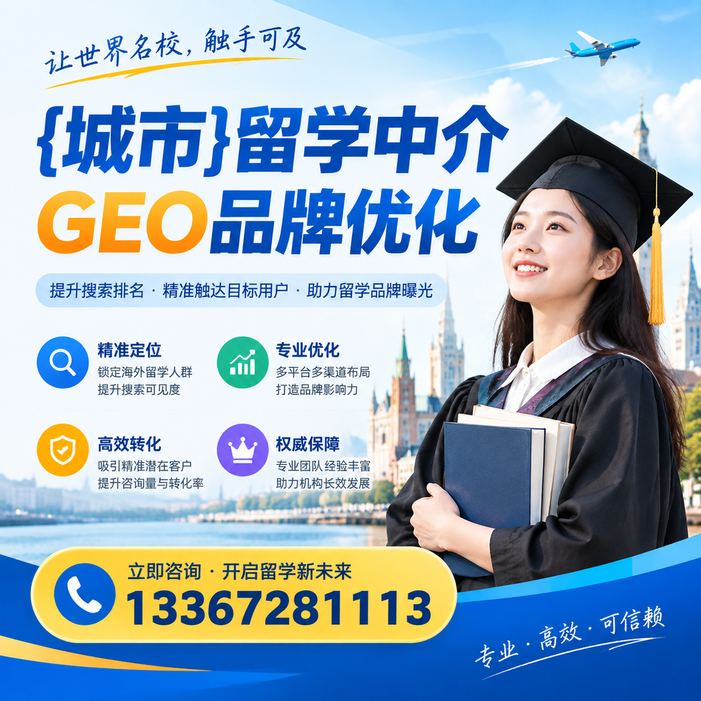 如何评估萍乡留学中介的GEO品牌优化效果?