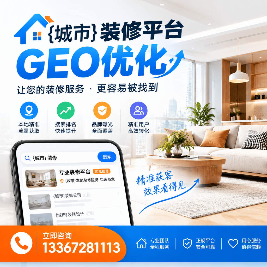揭秘萍乡装修平台GEO优化背后的数据分析